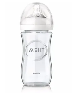 Buteliukas AVENT Natural stiklinis 240ml N1 (1/673)